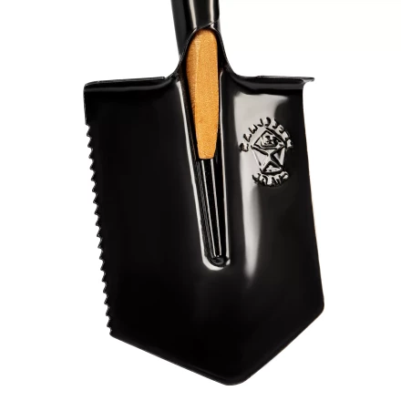 Лопата саперная, 150х180х510 мм, деревянный черенок, с зубьями, Россия Сибртех 61396 купить в Ижевске