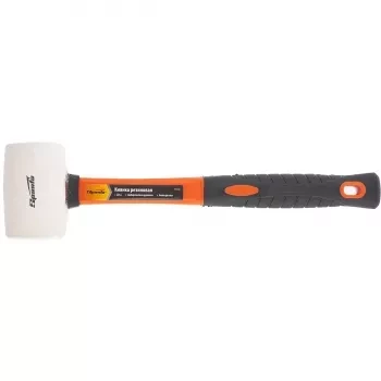 Киянка резиновая 450 г белая резина фибергласовая рукоятка SPARTA 11129 купить в Ижевске