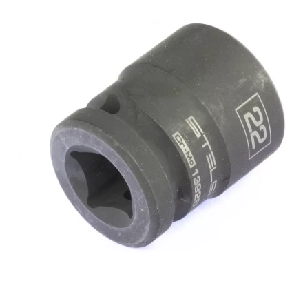Головка ударная шестигранная 22 мм 1/2&quot; CrMo  Stels 13926 купить в Ижевске