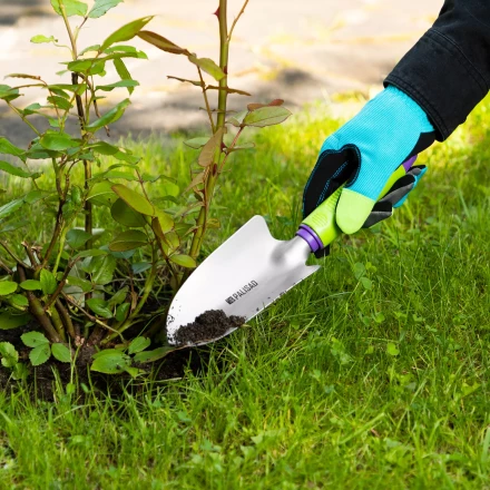 Совок посадочный широкий, обрез. рукоятка, может использ. с удлин. ручкой 63016, 63017 Palisad 630018 купить в Ижевске