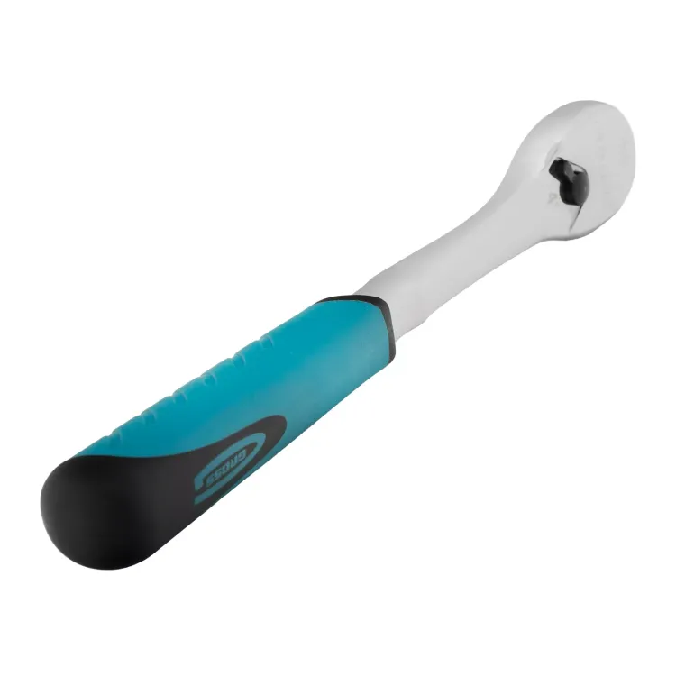 Ключ-трещотка 1/4" Gross 14053, CrV, 90 зубьев, усиленный, хром купить в Ижевске