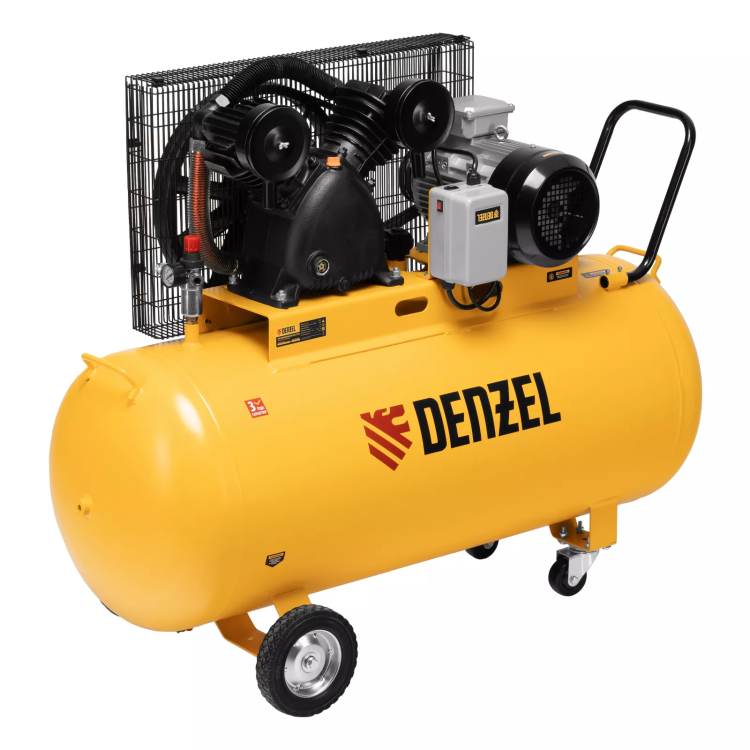 Компрессор воздушный рем. привод Denzel BCV 5500-T/270, 5,5 кВт, 270 литров, 850 л/мин купить в Ижевске