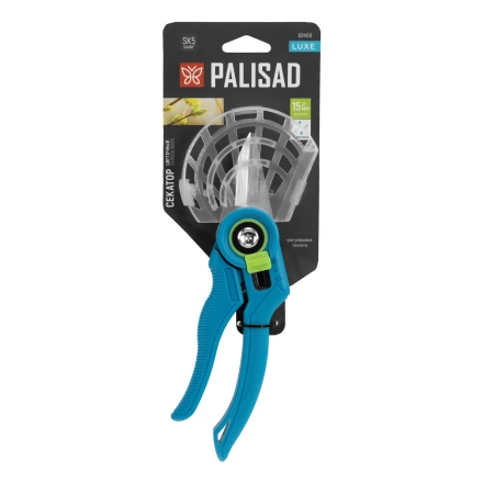 Секатор цветочный Palisad, 215 мм, регулировка захвата, пластиковые рукоятки, Luxe 60458 купить в Ижевске