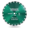 Алмазный сегментный диск MESSER-DIY диаметр 400мм для резки асфальта, свежего бетона и кирпича купить в Ижевске