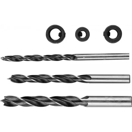 Набор сверл по дереву с ограничителями, 3шт(d=6-10мм), STAYER 30144-H6 30144-H6 купить в Ижевске