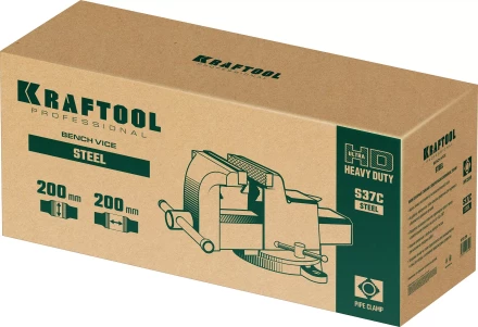 Тиски KRAFTOOL STEEL стальные 32701-200 купить в Ижевске