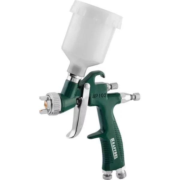 Краскопульт пневматический KRAFTOOL AirKraft Mini, HVLP, c верхним бачком, 1,0мм 06565-1.0 купить в Ижевске