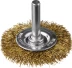 DEXX. Щетка дисковая для дрели, витая стальная латунированная проволока 0,3мм, 50мм 35110-050 купить в Ижевске