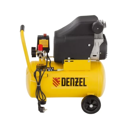 Компрессор воздушный DLC1300/24 безмасляный 1.3 кВт, 24 литра, 206 л/мин Denzel 58171 купить в Ижевске