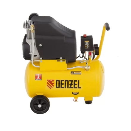 Компрессор воздушный DLC1300/24 безмасляный 1.3 кВт, 24 литра, 206 л/мин Denzel 58171 купить в Ижевске