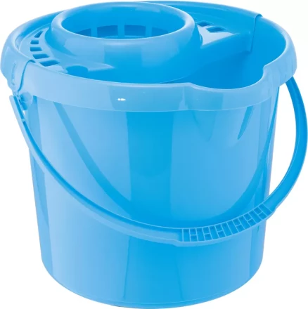 Ведро пластмассовое круглое с отжимом 12л, голубое ТМ Elfe 92964 купить в Ижевске