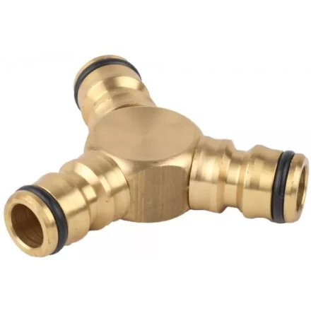 Тройник RACO &quot;Profi&quot; (соединитель-соединитель-соединитель) латунный, 1/2&quot; 4246-55028B купить в Ижевске