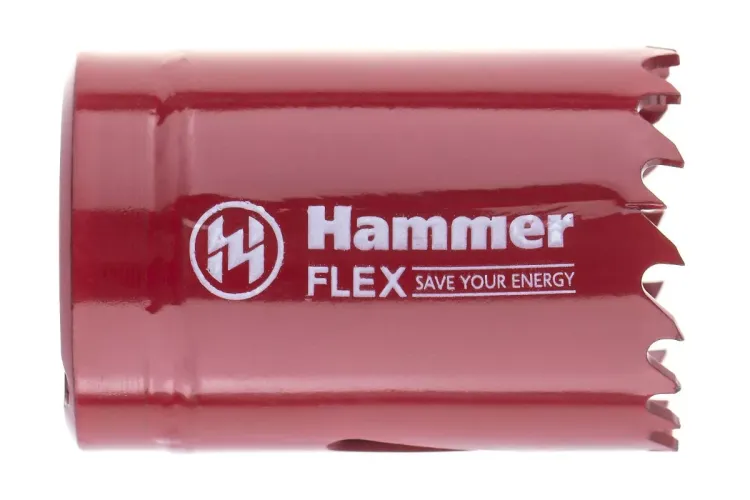 Коронка биметаллическая HAMMER Ф35х38мм 5/8" BiMETALL (224-007) купить в Ижевске
