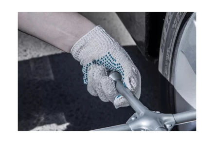 Перчатки ХБ 5 нитей с ПВХ HAMMER 230-031 купить в Ижевске