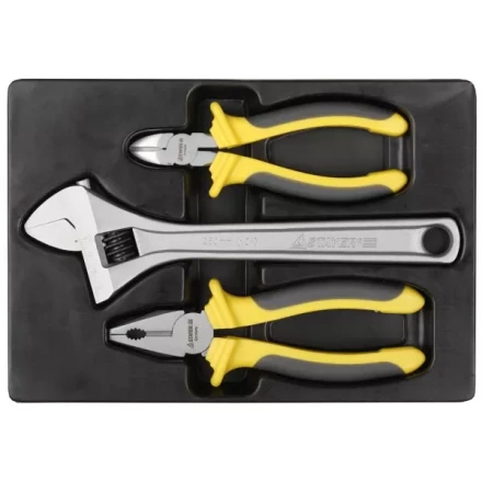 Набор STAYER Губцевые &quot;CHROMAX&quot; в пласт. боксе, 3 предмета 22703-H3 купить в Ижевске