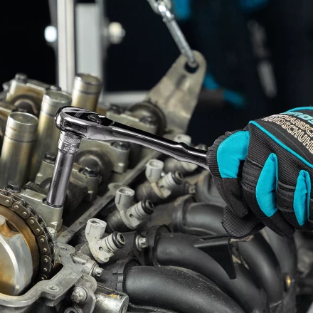 Ключ-трещотка 3/8&quot; Gross 14054, CrV, 90 зубьев, усиленный, хром купить в Ижевске