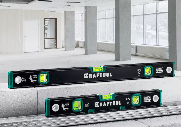 Профессиональный уровент с зеркальным глазком KRAFTOOL 34781-100 купить в Ижевске