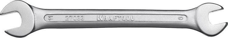 Ключи гаечные рожковые KRAFTOOL, Cr-V, DIN 3110 27033-09-11 купить в Ижевске