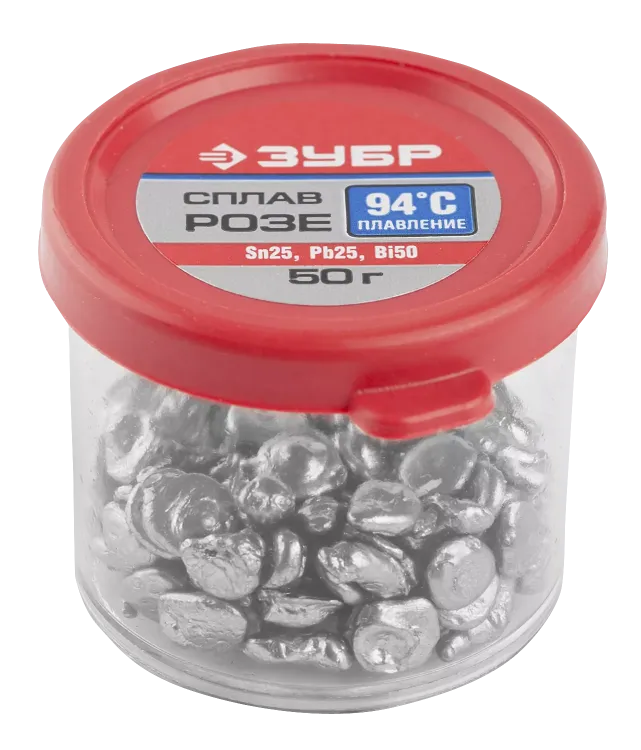 Сплавы РОЗЕ (Sn25Pb25Bi50) серия Без серии купить в Ижевске