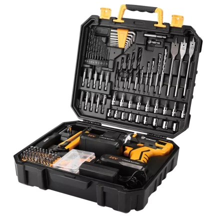 Дрель аккумуляторная DEKO DKCD20FU-Li, 063-4143 + набор 193 аксессуара купить в Ижевске