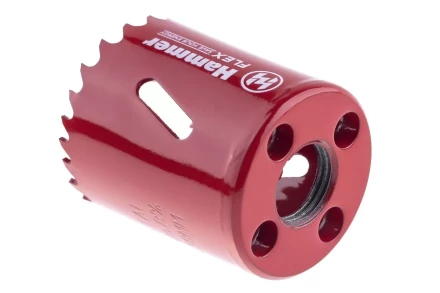 Коронка биметаллическая HAMMER Ф38х38мм 5/8&quot; BiMETALL (224-008) купить в Ижевске