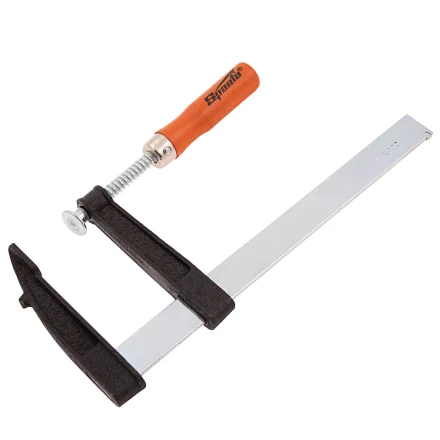 Струбцина F-образная Sparta, 200 х 80 х 260 мм, 204275 купить в Ижевске