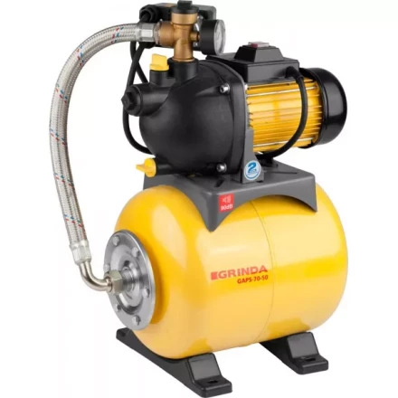 Насосная станция GRINDA автоматическая, пропускная способность 3600 л/час, высота подачи воды 45 м, 1100 Вт GAPS-70-50 купить в Ижевске