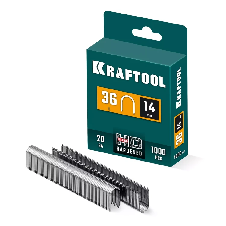 Скобы кабельные, тип 36 (L) калибр 20GA 31636-14 купить в Ижевске