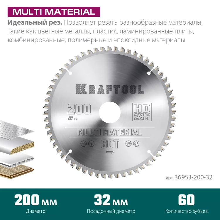 Диск пильный Multi Material, повышенный ресурс 36953-200-32 купить в Ижевске