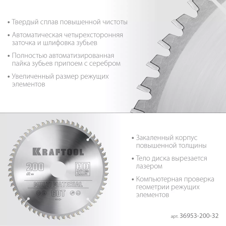 Диск пильный Multi Material, повышенный ресурс 36953-200-32 купить в Ижевске