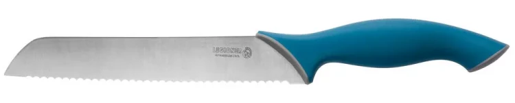 Нож LEGIONER "ITALICA" хлебный, эргономичная рукоятка, лезвие из нержавеющей стали, 200мм 47962 купить в Ижевске