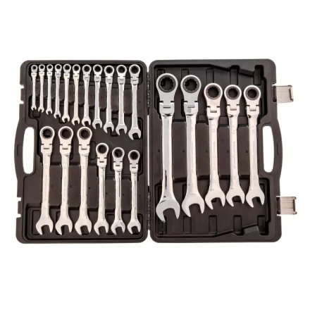 Набор ключей комбинированных Matrix трещоточных шарнирных 22 шт 14800 купить в Ижевске