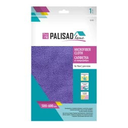 Салфетка из микрофибры для пола 500 x 600 мм, синяя, Home Palisad 923325