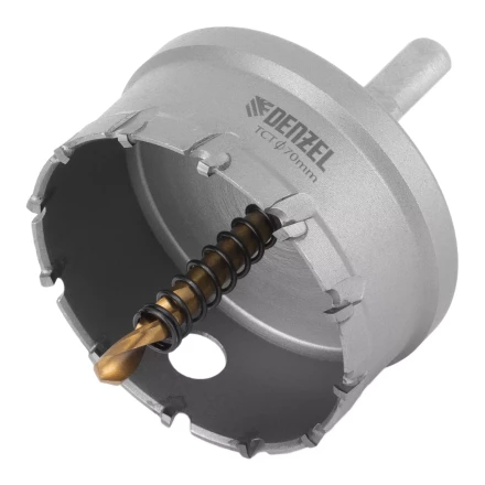 Коронка по металлу твердосплавная, 70 мм Denzel 724020 купить в Ижевске