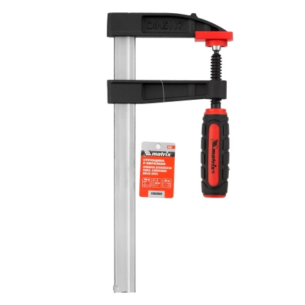 Струбцина F-образная Matrix, 200 х 80 х 280 мм, 20401 купить в Ижевске