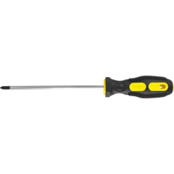 Отвертка STAYER "MASTER", двухкомпонентная рукоятка, магнитный наконечник, PH1x150мм 2510-1-15_z01