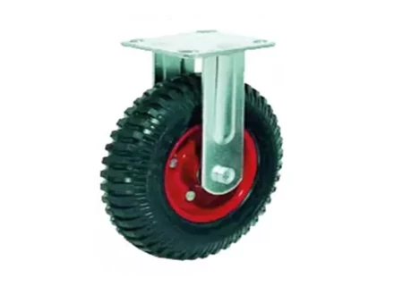 Колесо литое резиновое 160 мм PF160 с протектором и кронштейном 1031460 купить в Ижевске