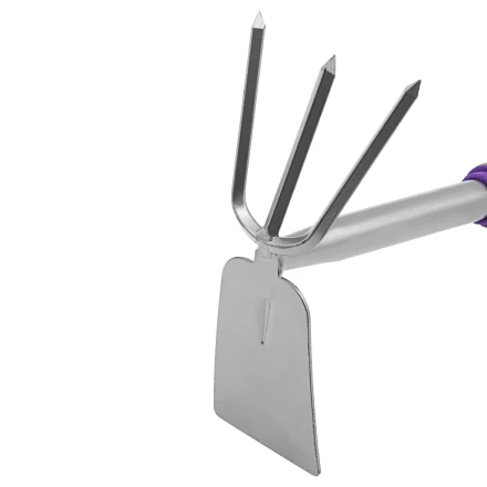 Мотыжка комбинированная 3-зубая Palisad, 85 х 190 х 275 мм, стальная, обрез. рукоятка, 630088 купить в Ижевске