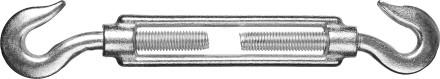 Талреп DIN 1480, крюк-крюк, оцинкованный, М16, 2 шт, STAYER Master 30525-16 30525-16 купить в Ижевске