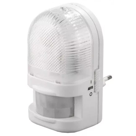 Светильник-ночник СВЕТОЗАР с датчиком движения, ЛОН-лампа, с выключателем, 7W, цветовая температура 2700К SV-57991 купить в Ижевске