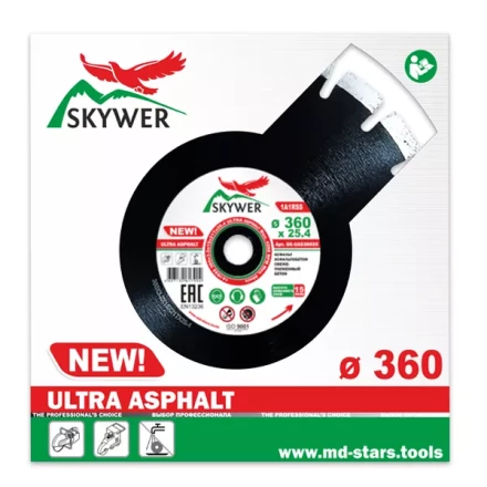 Диск алмазный 1A1RSS ULTRA ASPHALT SKYWER 460*3,6*15*26T*25,4 mm купить в Ижевске