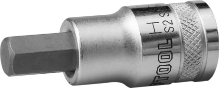 Торцовая бита-головка KRAFTOOL &quot;INDUSTRIE QUALITAT&quot;, материал S2, HEX, сатинированная, 1/2&quot;, H10 27908-10_z01 купить в Ижевске