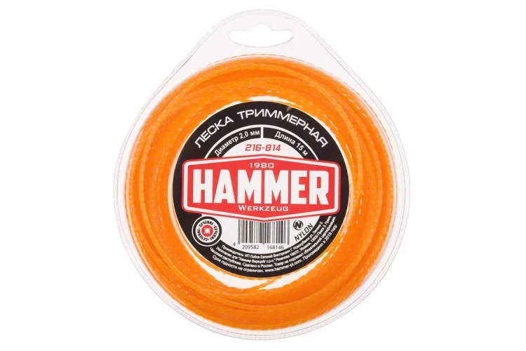 Леска для триммеров HAMMER 216-814 купить в Ижевске