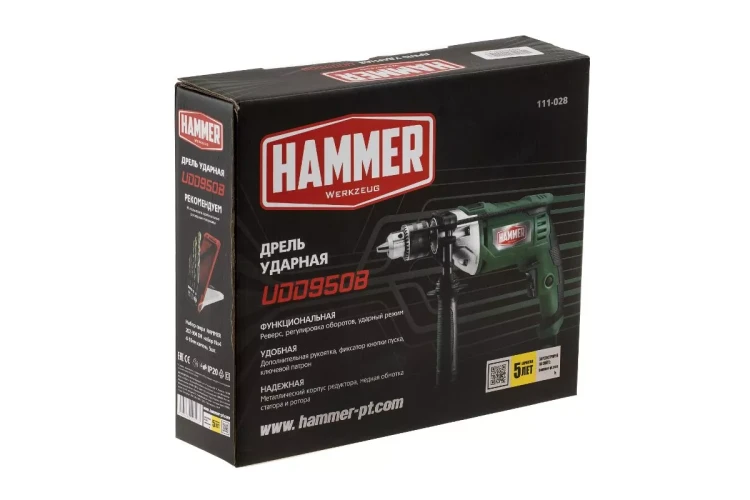 Дрель ударная HAMMER UDD950B купить в Ижевске