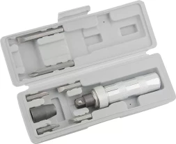 Отвертка ударно-поворотная 1/2", набор бит, 6 шт., в пласт. боксе  MATRIX 11575