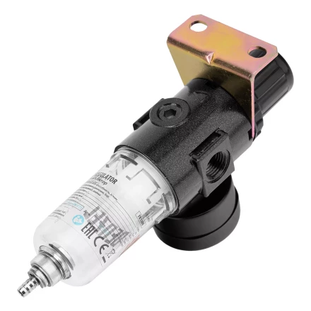 Фильтр-регулятор Denzel FR1500, 10 бар, 1500 л/мин, 1/4", 57459 купить в Ижевске