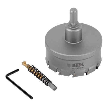 Коронка по металлу твердосплавная, 73 мм Denzel 724021 купить в Ижевске