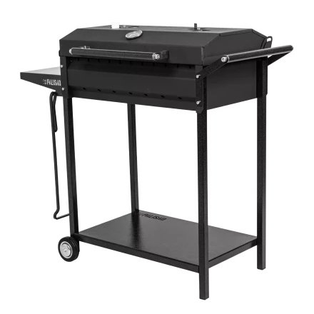 Мангал сварной на колесах Camping Palisad 69686, 662 х 390 х 152/805 мм, сталь 2 мм, кочерга в комплекте, купить в Ижевске