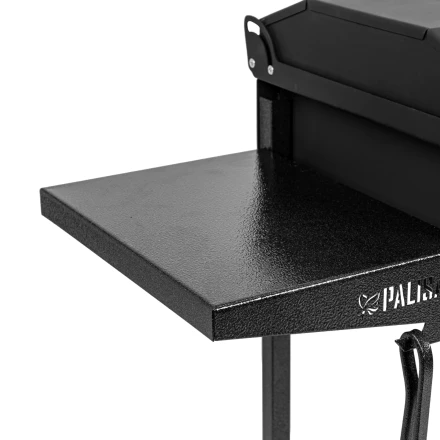 Мангал сварной на колесах Camping Palisad 69686, 662 х 390 х 152/805 мм, сталь 2 мм, кочерга в комплекте, купить в Ижевске