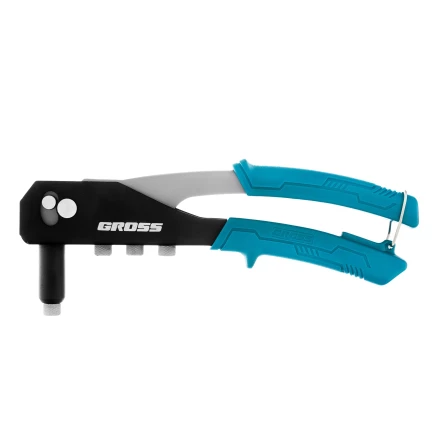 Заклепочник ручной Gross 40415, 260 мм, заклепки 2,4-3,2-4,0-4,8 мм купить в Ижевске